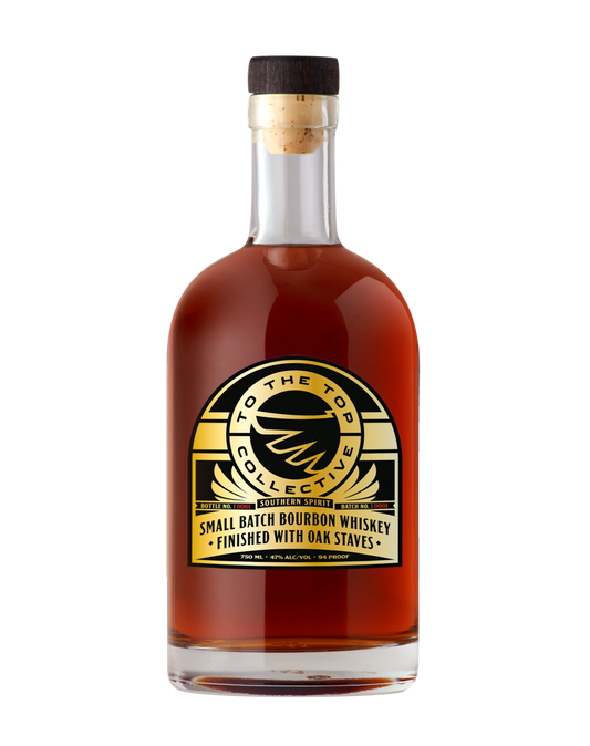 To The Top Bourbon Kickoff Bottle