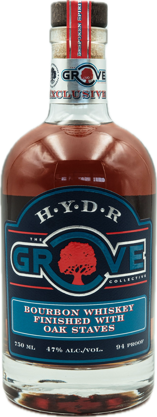 The Grove Bourbon Kickoff Bottle
