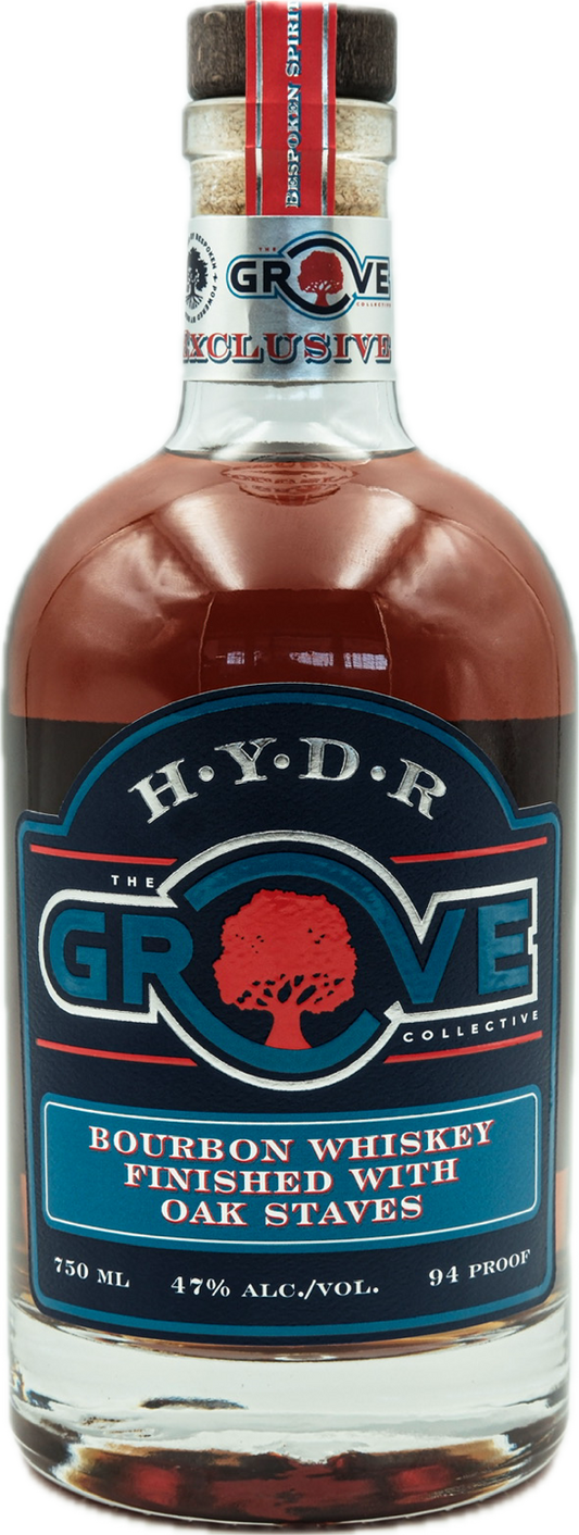 The Grove Bourbon Kickoff Bottle