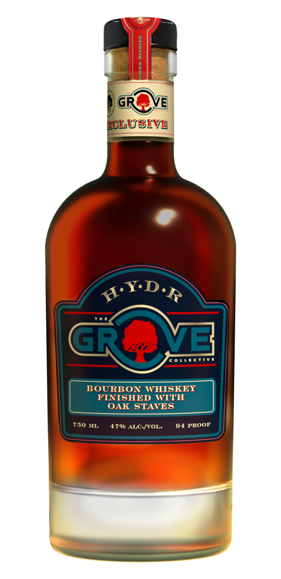 The Grove Bourbon Kickoff Bottle