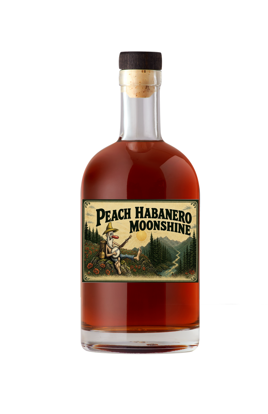 Poppy Mountain Peach Habanero Moonshine